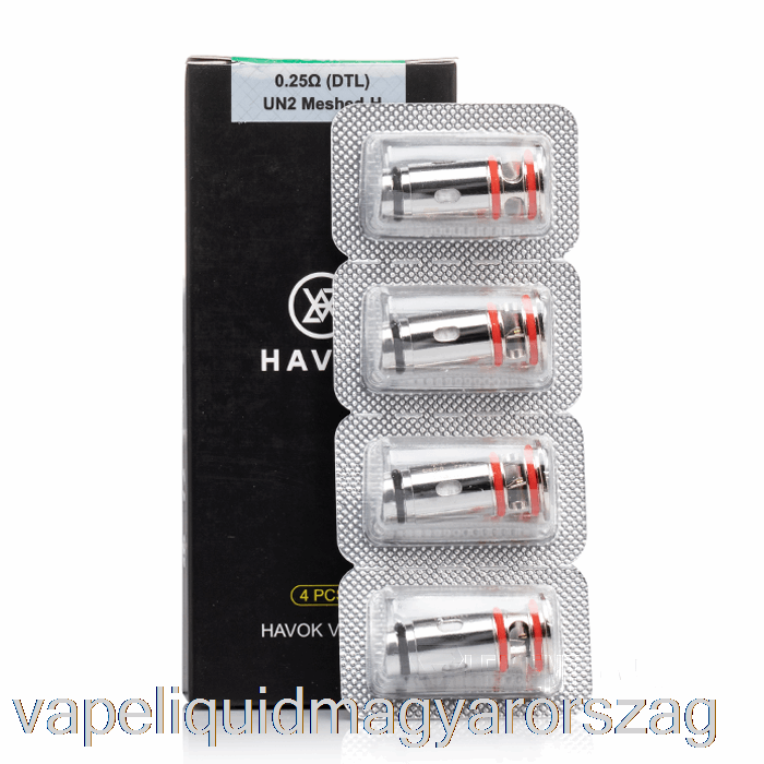 Uwell Havok Cseretekercsek 0.25ohm Un2 Meshed-h Coils Vape Liquid